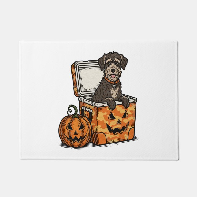 Boykin Spaniel Halloween Doormat (Front)