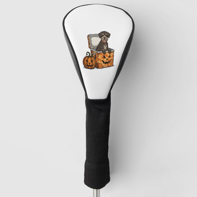 Boykin Spaniel Halloween Golf Head Cover (Front)