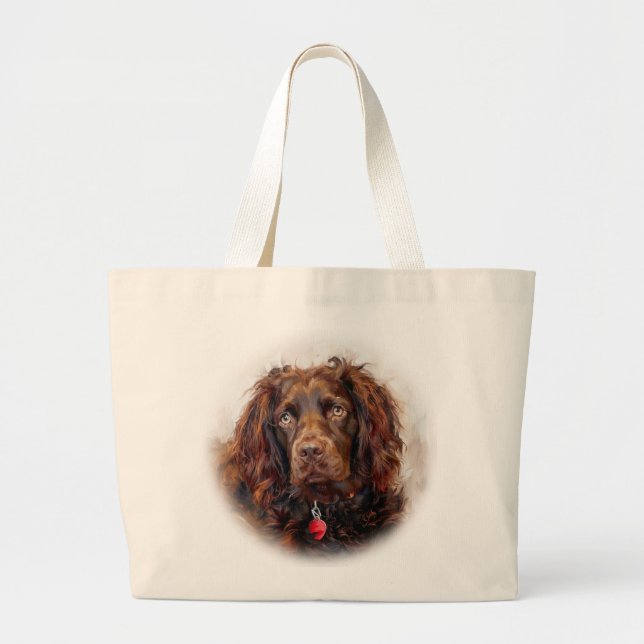 Boykin Spaniel Impressionist Art Tote Bag (Front)
