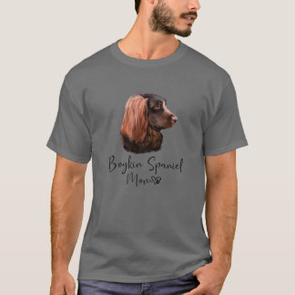 Boykin Spaniel Mom Cute Puppy Dog Owner Boykin Spa T-Shirt