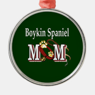 Boykin Spaniel Mum Metal Tree Decoration