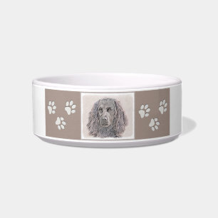 Boykin Spaniel Painting - Cute Original Dog Art Bowl