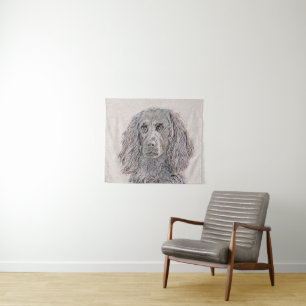 Boykin Spaniel Painting - Cute Original Dog Art Tapestry