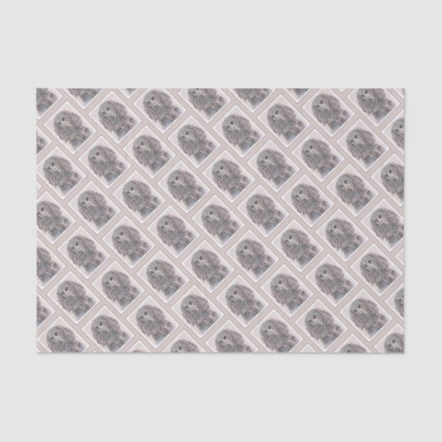 Boykin Spaniel Painting - Cute Original Dog Art Tissue Paper (Front)