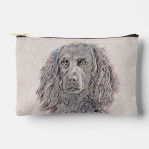 Boykin Spaniel Painting Little Brown LBD Dog Art Accessory Pouch