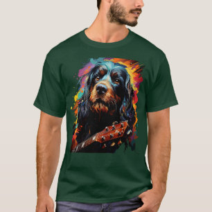 Boykin Spaniel Playing Guitar T-Shirt