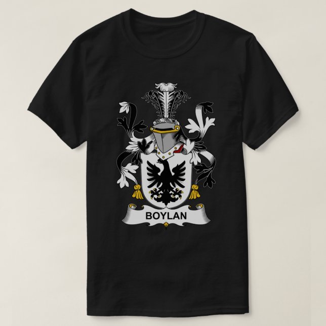 Boylan Coat of Arms  Family Crest Sweat T-Shirt (Design Front)