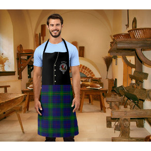 Boyle Clan Badge & Tartan Kilt Apron