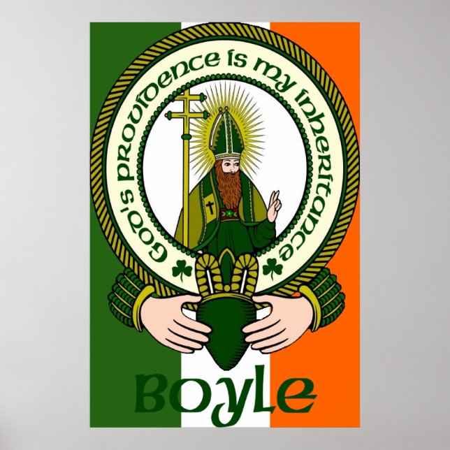 Boyle Clan Motto Poster Print (Front)
