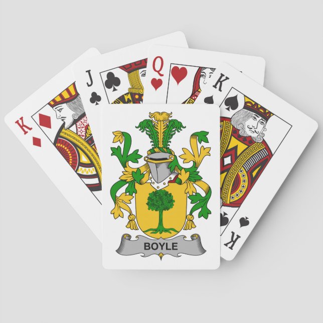 Boyle Family Crest Playing Cards (Back)