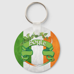 Boyle Irish Shield Key Ring