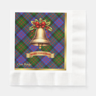 Boyle Personalised Tartan Christmas Napkin