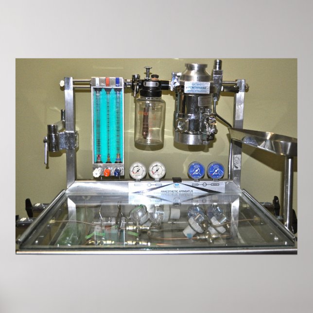 BOYLES ANAESTHETIC MACHINE POSTER (Front)