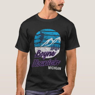 Boyne Mountain Michigan Usa Ski Resort Snowboardin T-Shirt