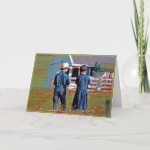 Boy'n'Girl Fishing Greeting Card