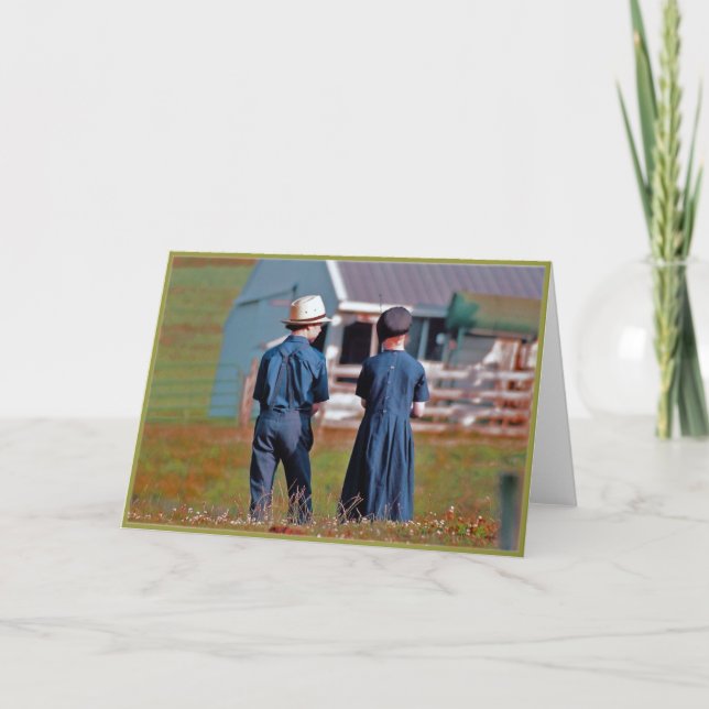 Boy'n'Girl Fishing Greeting Card (Front)