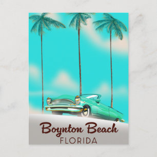 Boynton Beach Florida Holiday Postcard