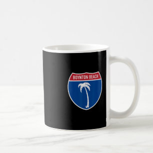 Boynton Beach Florida Interstate Highway Vacation Coffee Mug