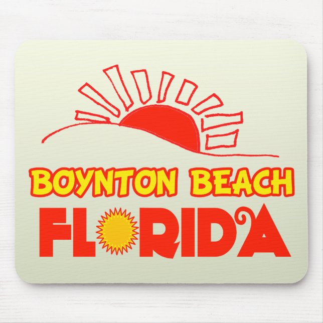 Boynton Beach, Florida Mouse Mat (Front)
