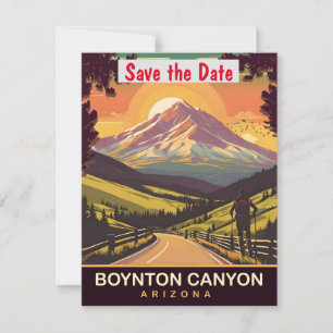 Boynton Canyon Arizona Trail Wedding Invitation