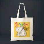 Boynton Hippo Logo Tote Bag<br><div class="desc">BOYNTON: "Trying to think of a motto since 1975" (The hippo is just as perplexed as you are.)</div>