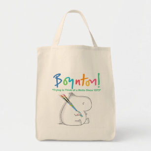 BOYNTON! HIPPO LOGO TOTE BAG
