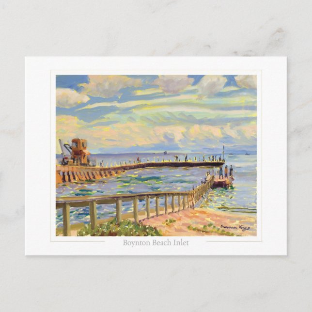 Boynton Inlet postcard (Front)