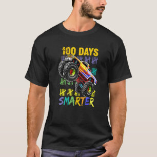 Boys 100th Day of School Shirt Monster Truck 100 S