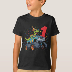 Boys 1 Year Old Birthday Outfit – Dino Monster  T-Shirt