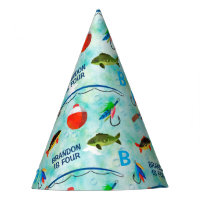 Boys 4th birthday o-fish-ally fishing themed