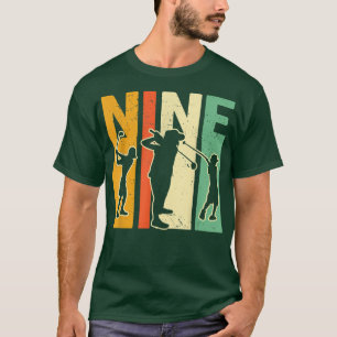 Boys 9th Birthday Golfing 9 Year Old Boy Golfer Go T-Shirt