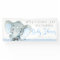Boys Adorable Elephant Baby Shower Banners