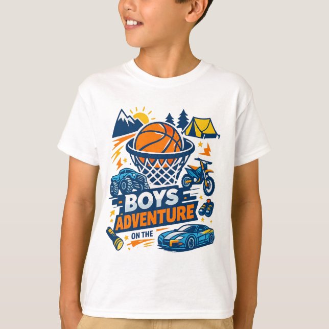 Boys Adventure T-Shirt (Front)