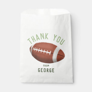 Boys American Football Kids Birthday Thank You Favour Bags