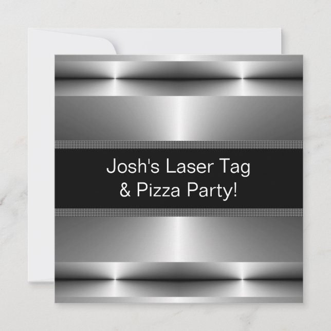 Boys Any Number Birthday Party Invitation (Front)