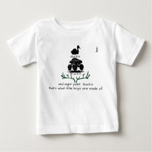 "...boys are made of..." Customisable Baby T-Shirt