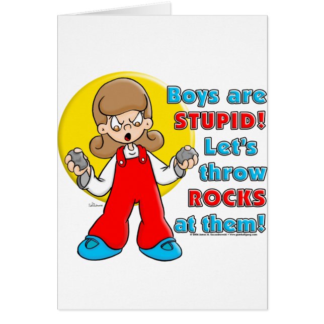 Boy's are Stupid ... (Front)