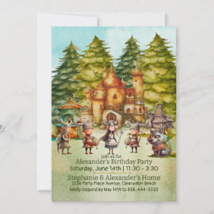 Boys Atlantis The Lost Empire Birthday Invitation