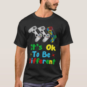 Boys Autism Gift Game Autism Awareness Month Day M T-Shirt