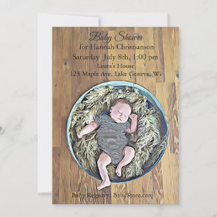 Boy's Baby Shower Invitations