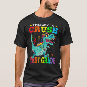 Boys Back To School I'm Ready To Crush Kindergarte T-Shirt