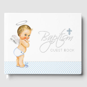 Boys Baptism Guest Book