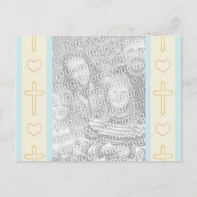 Boy's Baptism Invitation (Front)