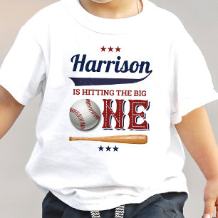 Boys Baseball 1st Birthday Baby T-Shirt