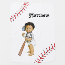 Boy's Baseball Baby Blanket