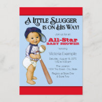 Boys Baseball Baby Shower