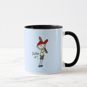 Boys Baseball Batter Up Tshirts and Gifts Mug