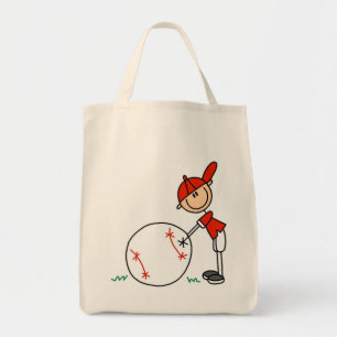 Boys Baseball Customise Tshirts and Gifts Tote Bag