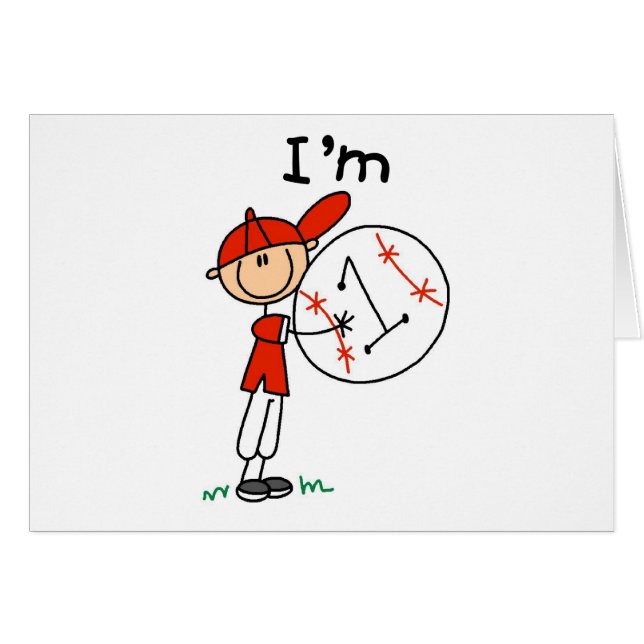 Boy's Baseball I'm 1 (Front Horizontal)