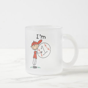 Boy's Baseball I'm 1 Tshirts and Gifts Frosted Glass Coffee Mug